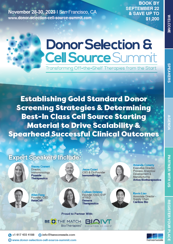 Donor Selection & Cell Source Brochure